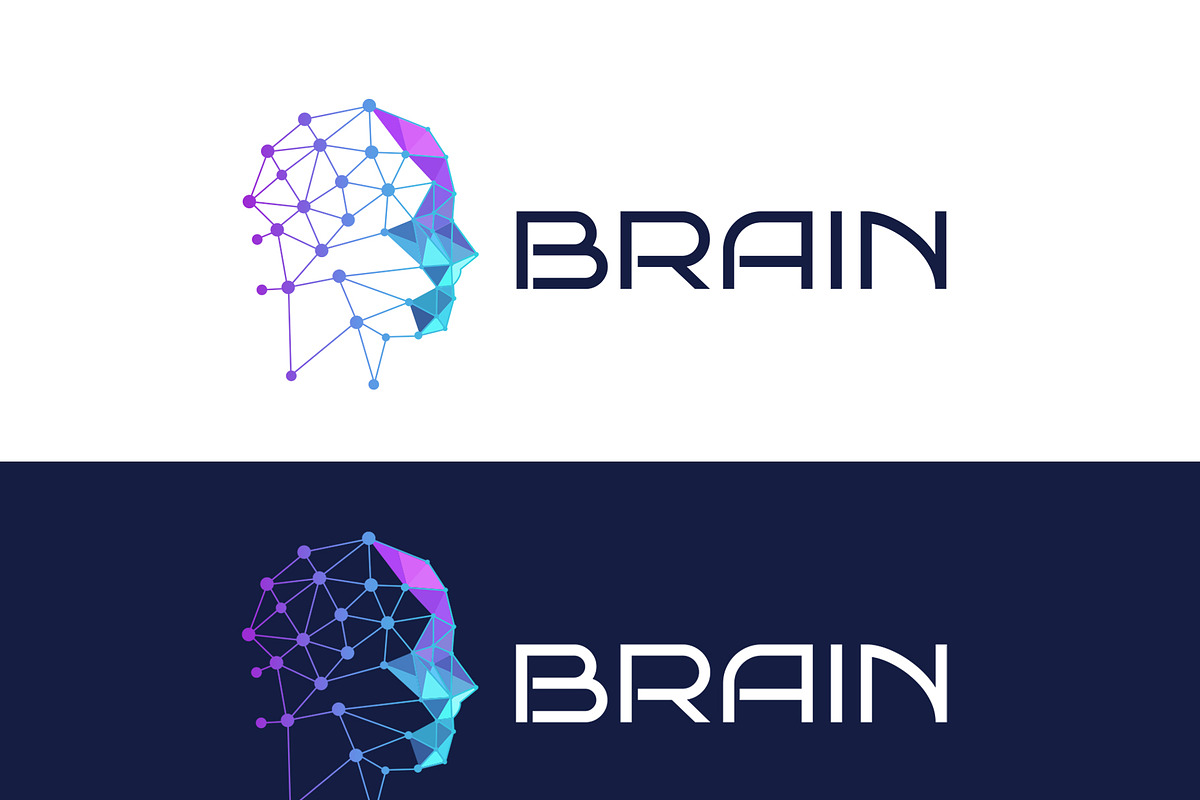 Futuristic AI Brain Logo Design, a Branding & Logo Template by HueNestify (Photo 3 of 3)