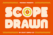 CS Scope Drawn, a Sans Serif Font by Craft Supply Co. (Thumbnail 1 of 8)