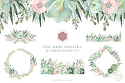 Lush Succulent Bundle, an Illustration by PetiteMarket (Thumbnail 3 of 5)