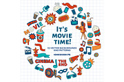 It's movie time! Notepad paper, a Texture Illustration by Art Loft (Thumbnail 1 of 16)