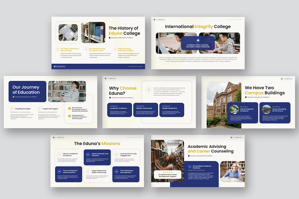 Eduna College University Powerpoint, a Presentation Template by kerismaker (Photo 4 of 10)