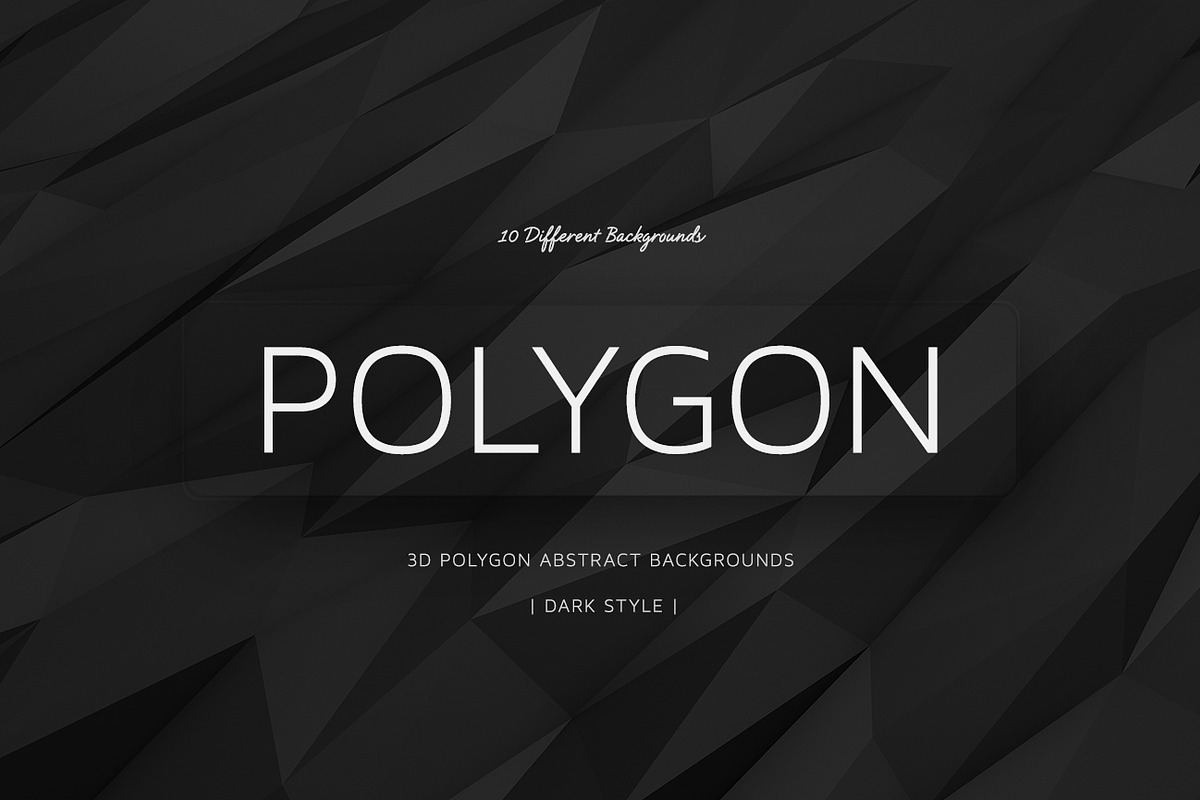 Polygon Dark Backgrounds | v4