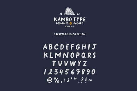 Kambo Type, a Font by nuckdesign