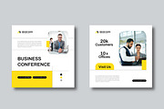 Yellow Business Social Media Layout, a Social Media Template by MightyDesign (Thumbnail 4 of 8)