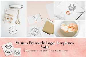 Stamp Premade Logo Templates Vol.3