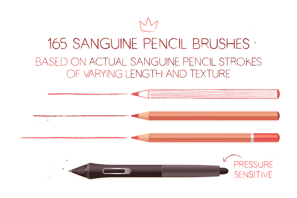 Sanguine Pencil Brushes, a Brush Add-On by Side Project (Photo 2 of 8)
