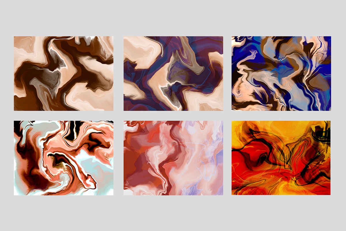 Fluid art design Collection, a Texture Graphic by ViktoriaLapshyna (Photo 6 of 16)
