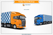 Trailer Truck Mockup PSD, an Advertising Mockup by Plus Media (Thumbnail 3 of 5)
