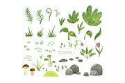 Watercolor forest and landscape., an Illustration by Kattarina Po (Thumbnail 3 of 7)