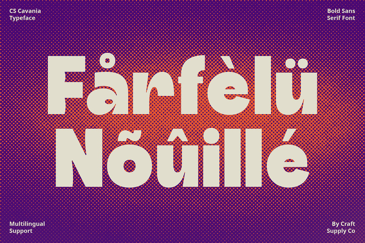 CS Cavania – Bold Font, a Sans Serif Font by Craft Supply Co. (Photo 5 of 8)