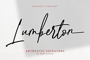 Lumberton - Authentic Signature, a Handwritten Font by MJB Letters (Thumbnail 4 of 11)