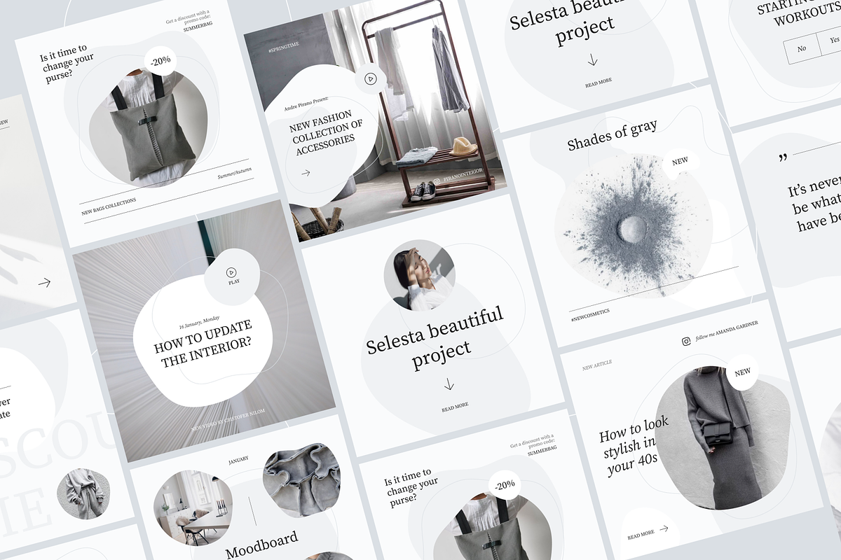 Selesta Social Media Bundle, a Social Media Template by Welovegraphics (Photo 25 of 25)