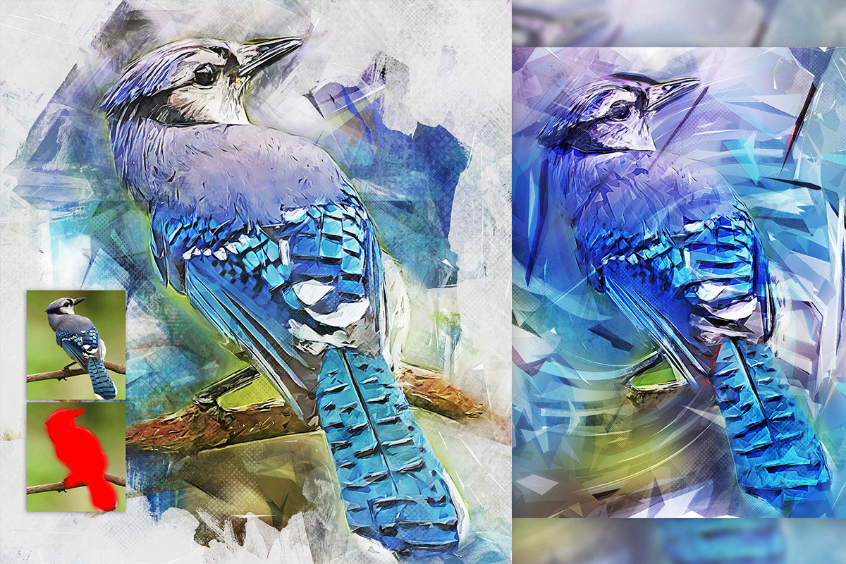Digital Painting 2 Photoshop Action, an Action Add-On by GorynArt (Photo 2 of 17)