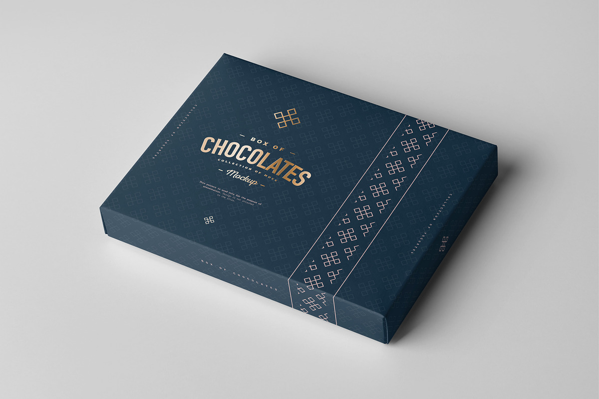 Box Of Chocolates Mock-up, a Packaging Mockup by Yogurt86 (Photo 3 of 14)