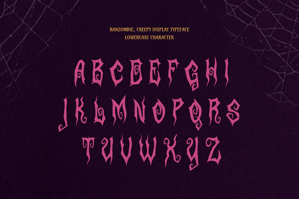 Ranzombie, a Font by ilhamtaro (Photo 8 of 11)