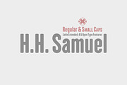 H.H. Samuel -2 fonts-, a Sans Serif Font by deFharo (Thumbnail 1 of 6)