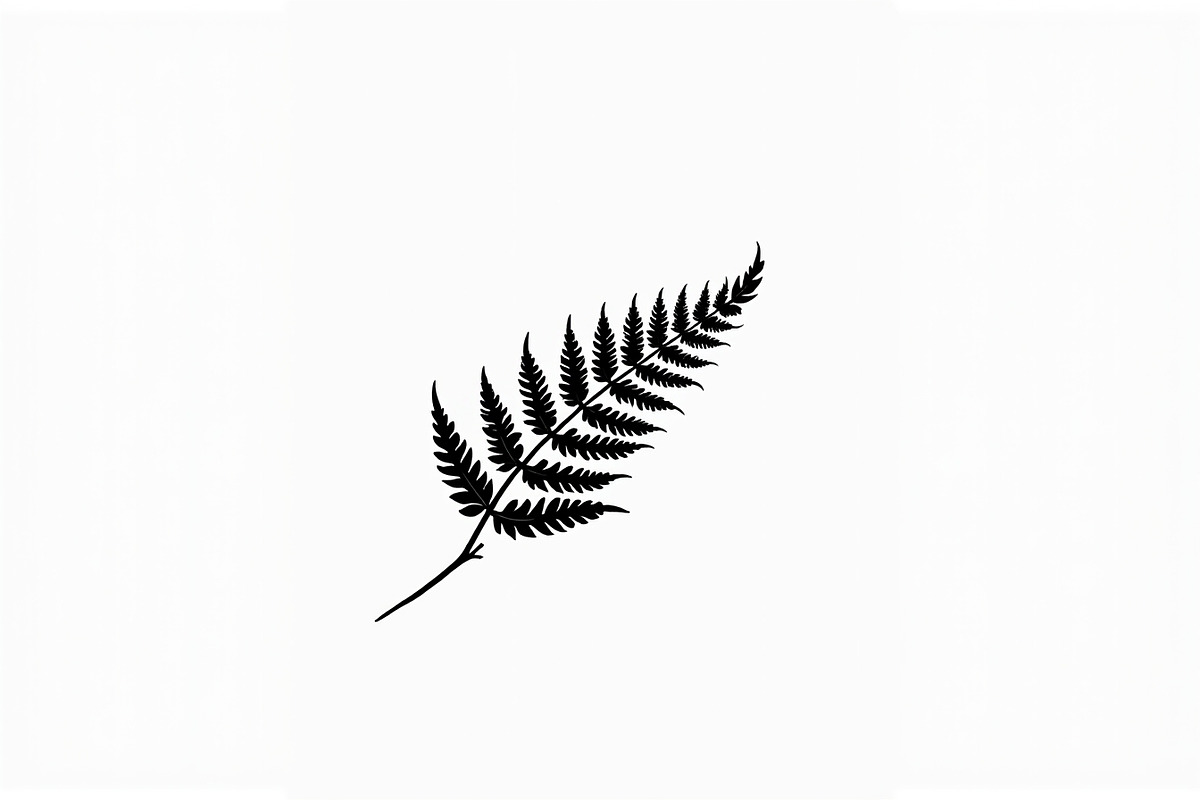 Elegant Fern Leaf Silhouette Bundle, an Illustration by Designs_River (Photo 3 of 9)