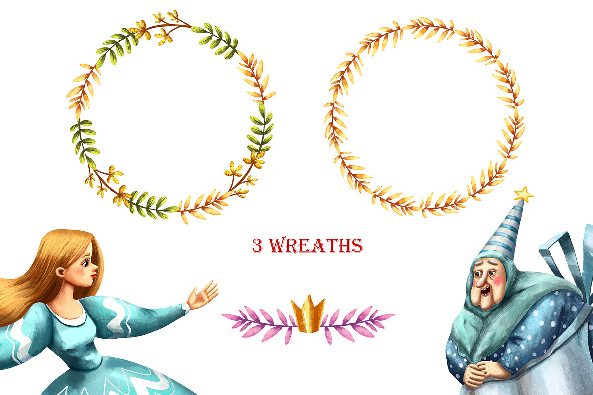 Fairy Tale - Clipart Set, an Illustration by Mashamashastu (Photo 12 of 12)