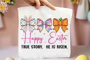 Happy Easter PNG True Story He is Ri, an Illustration by Libby Wishes (Thumbnail 1 of 6)