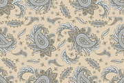 Paisley fabric seamless pattern, a Pattern Graphic by antalogiya (Thumbnail 3 of 4)