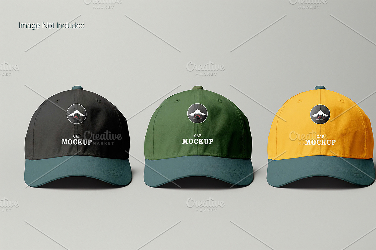 Realistic sport hat mockup, a Hat Mockup by Raihan Rahman (Photo 7 of 8)