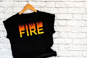 Fire Flames Font