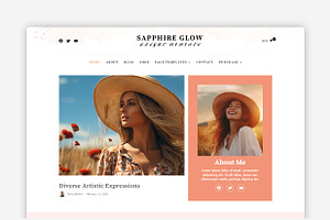 Sapphire Glow WordPress Theme, a WordPress Template by Your Theme Shop
