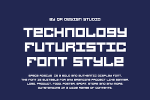 Space Rosius - Tech & Digital Font