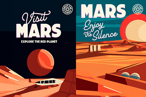 Travel Poster Font Duo