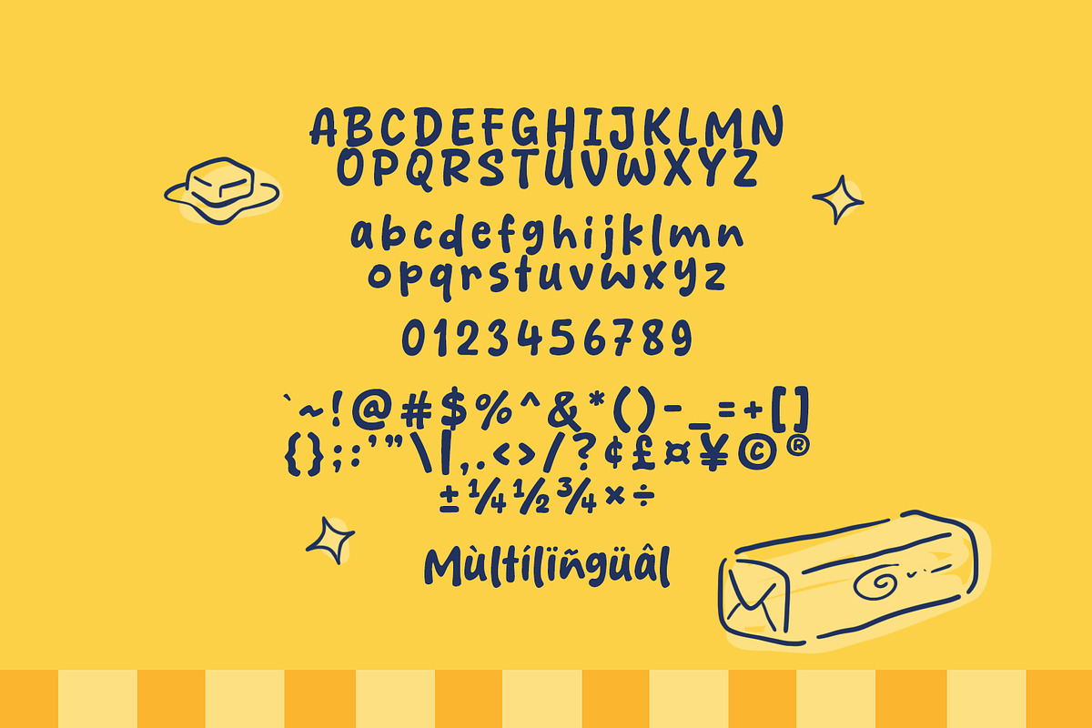 Butter Squishy - A Fun & Cozy Font, a Handwritten Font by khurasan (Photo 6 of 6)