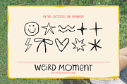 Weird Moment – HandDrawn Quirky Font, a Handwritten Font by shineink.designlab (Thumbnail 13 of 13)