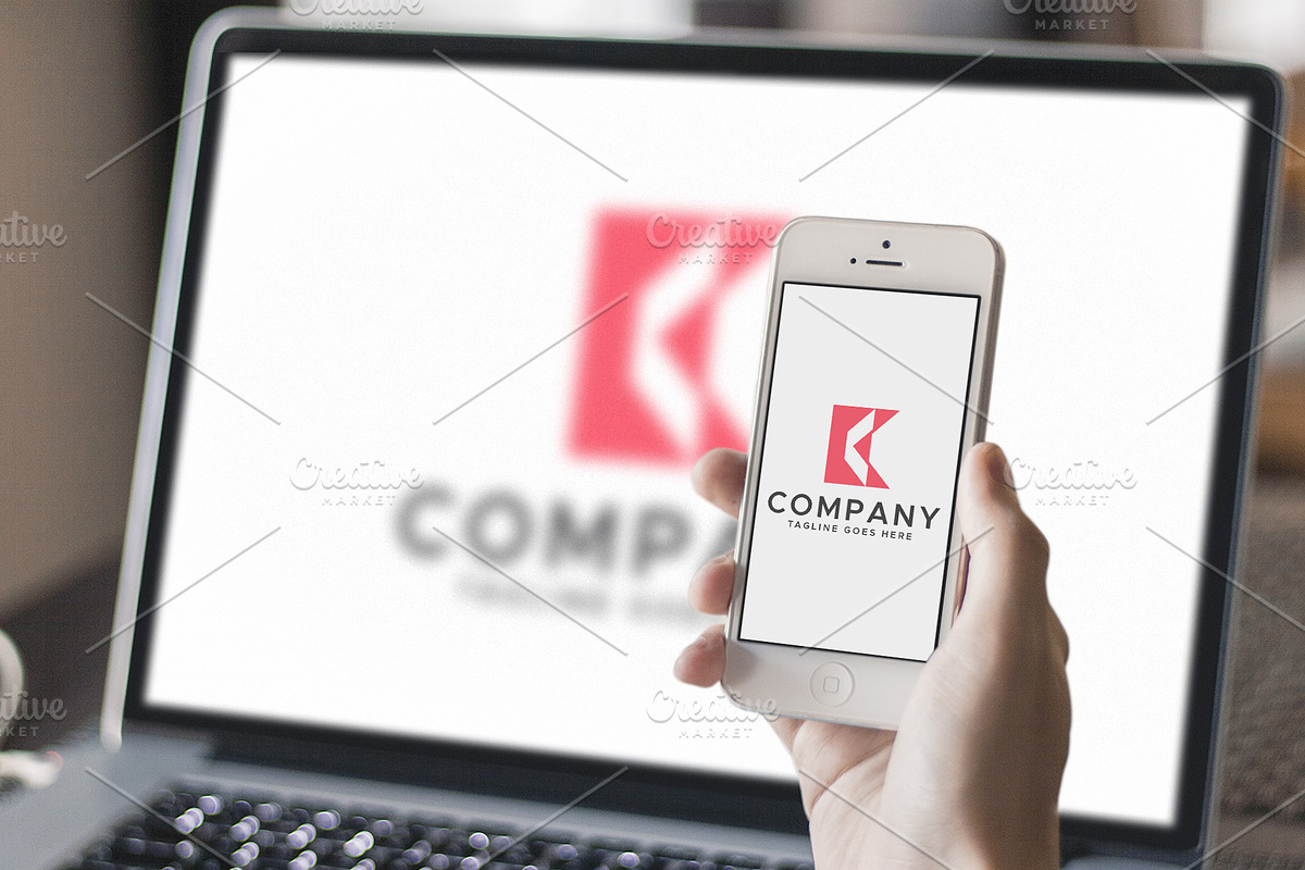 k letter logo design, a Branding & Logo Template by Amadul11 (Photo 5 of 5)