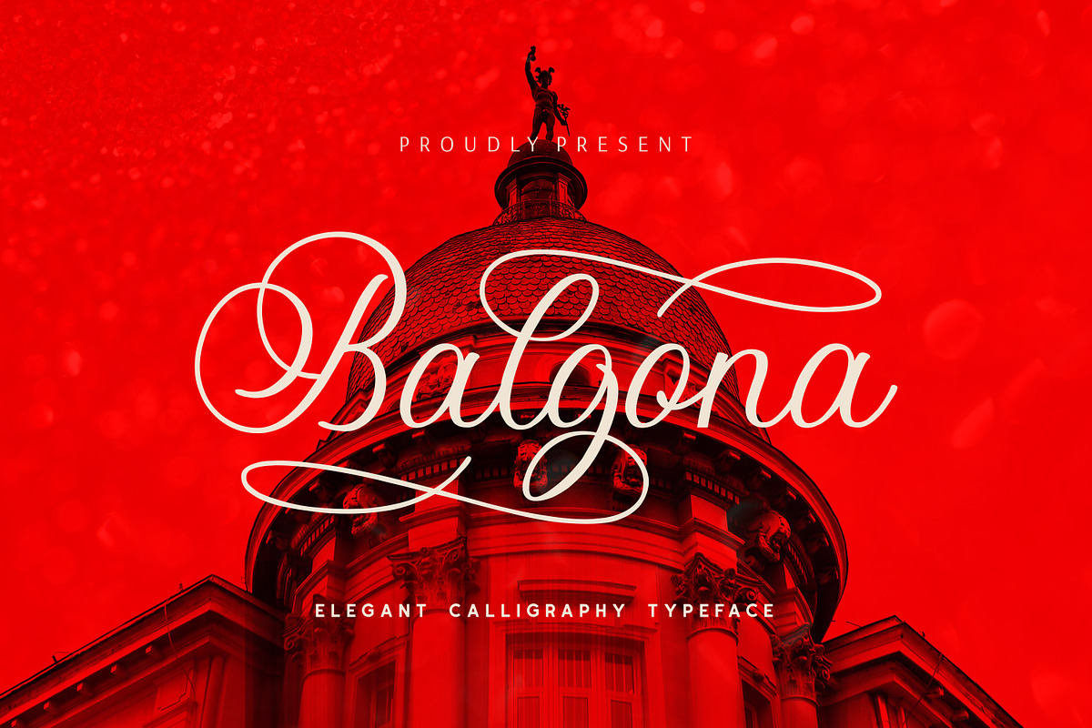 Balgona - Elegant Calligraphy Font