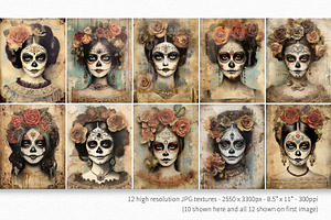 Dia De Los Muertos Paintings