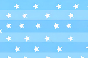 White Stars on Blue Stripes Seamless, a Pattern Graphic by Sharon Schwalbe