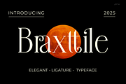 Braxttile Elegant Serif Font, a Script Font by Graphicxell (Thumbnail 1 of 9)