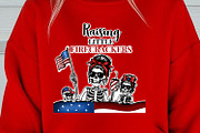 Patriotic Mom Skeleton, a Seasonal Illustration by Willow Paige Farms (Thumbnail 4 of 5)