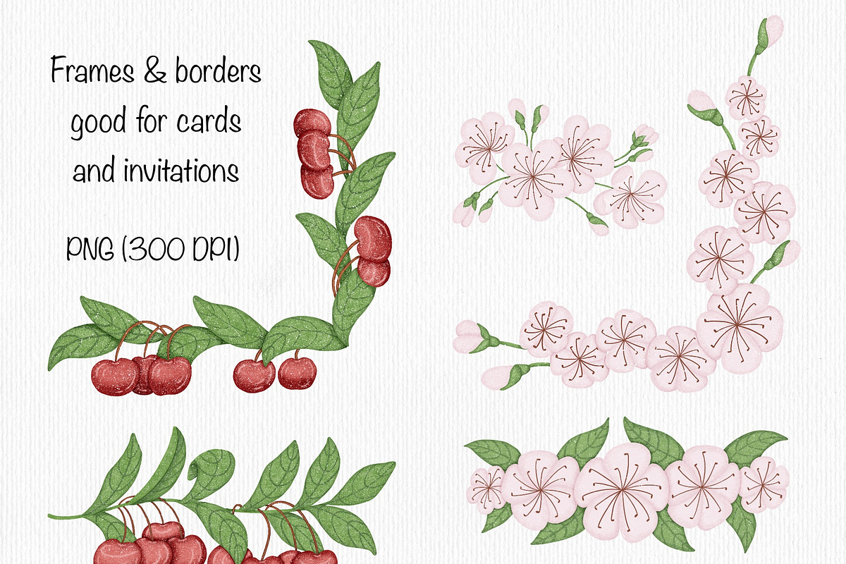 Cherry & Blossom, a Seasonal Illustration by Iryna Mel (Photo 5 of 10)