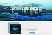Mortgage Landing Page PSD Template, a Landing Page Template by NeptuneDesign (Thumbnail 1 of 3)