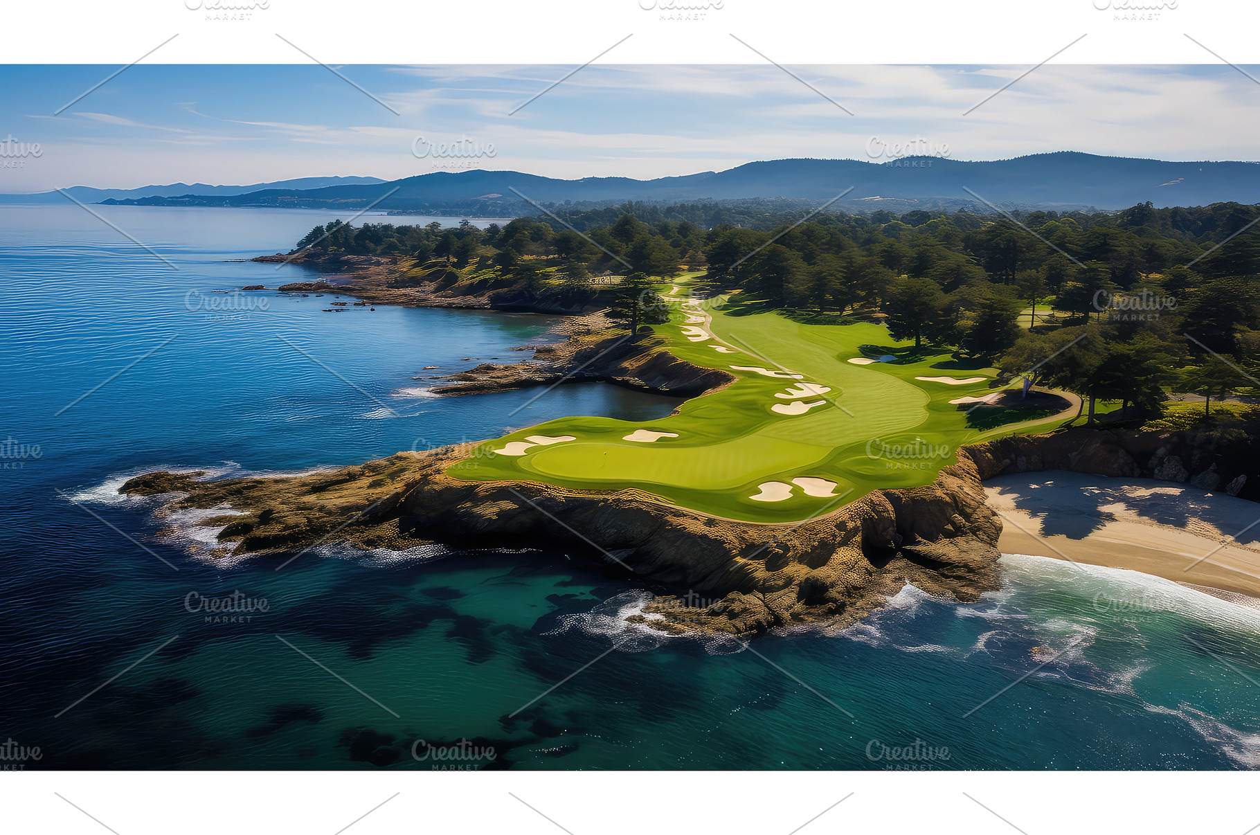 sand pebble beach landscape ai, a Background Photo by pikepicture