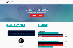 Freemo - Resume / Portflio Theme