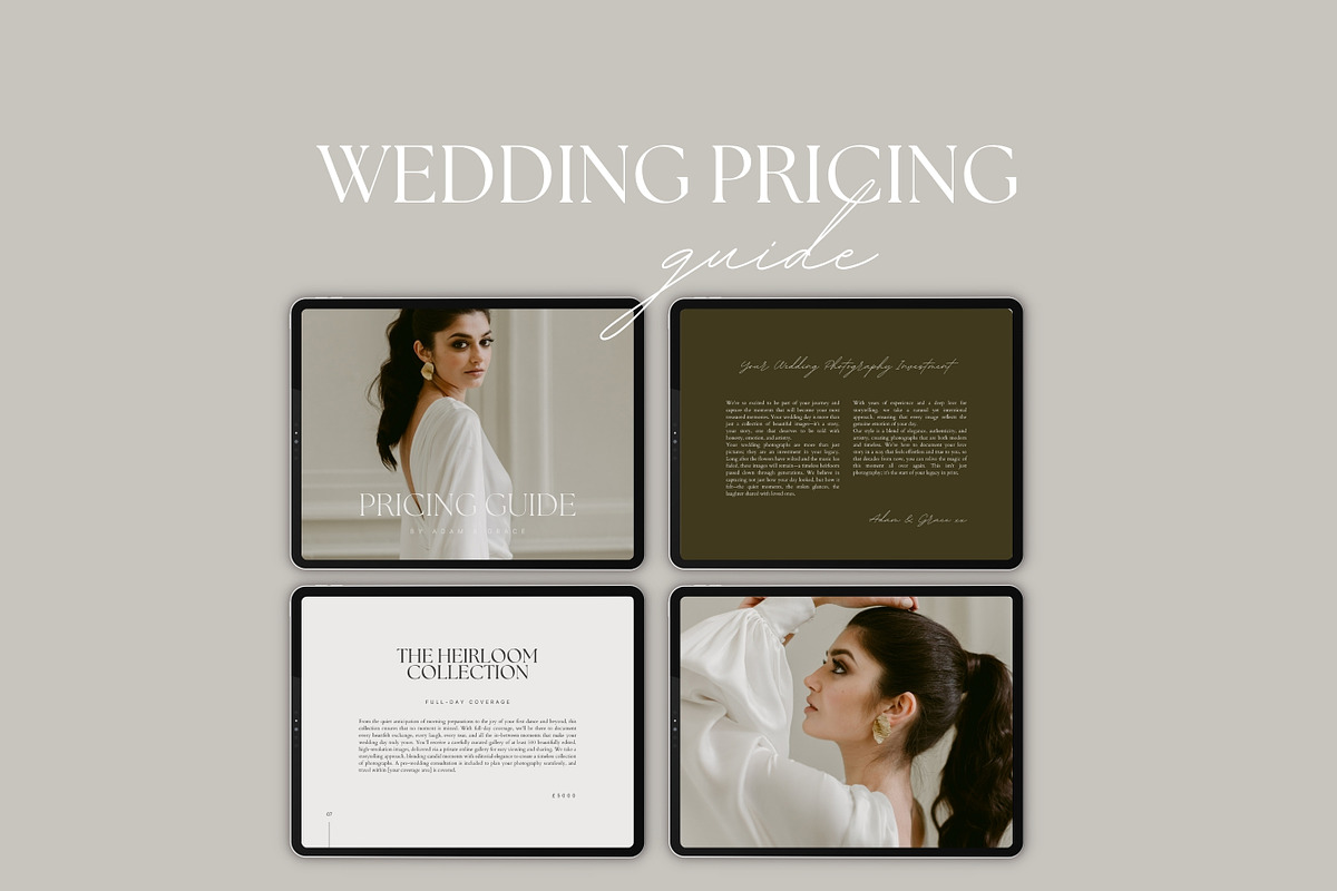 Wedding Photography Pricing Guide, a Marketing Template by Adam and Grace (Photo 16 of 23)
