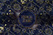 MYSTICAL ZODIAC, a Pattern Graphic by MSNTY STUDIOX (Thumbnail 1 of 28)