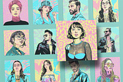 Vector Pastel Photo Effect, an Action Add-On by Amorjesu.com (Thumbnail 2 of 32)