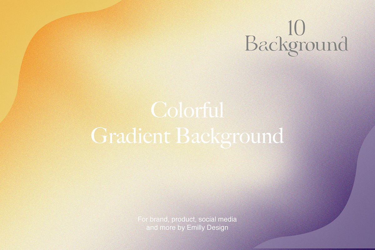 Gradient Grainy Background, a Pattern Graphic by Emilly Studio (Photo 2 of 8)