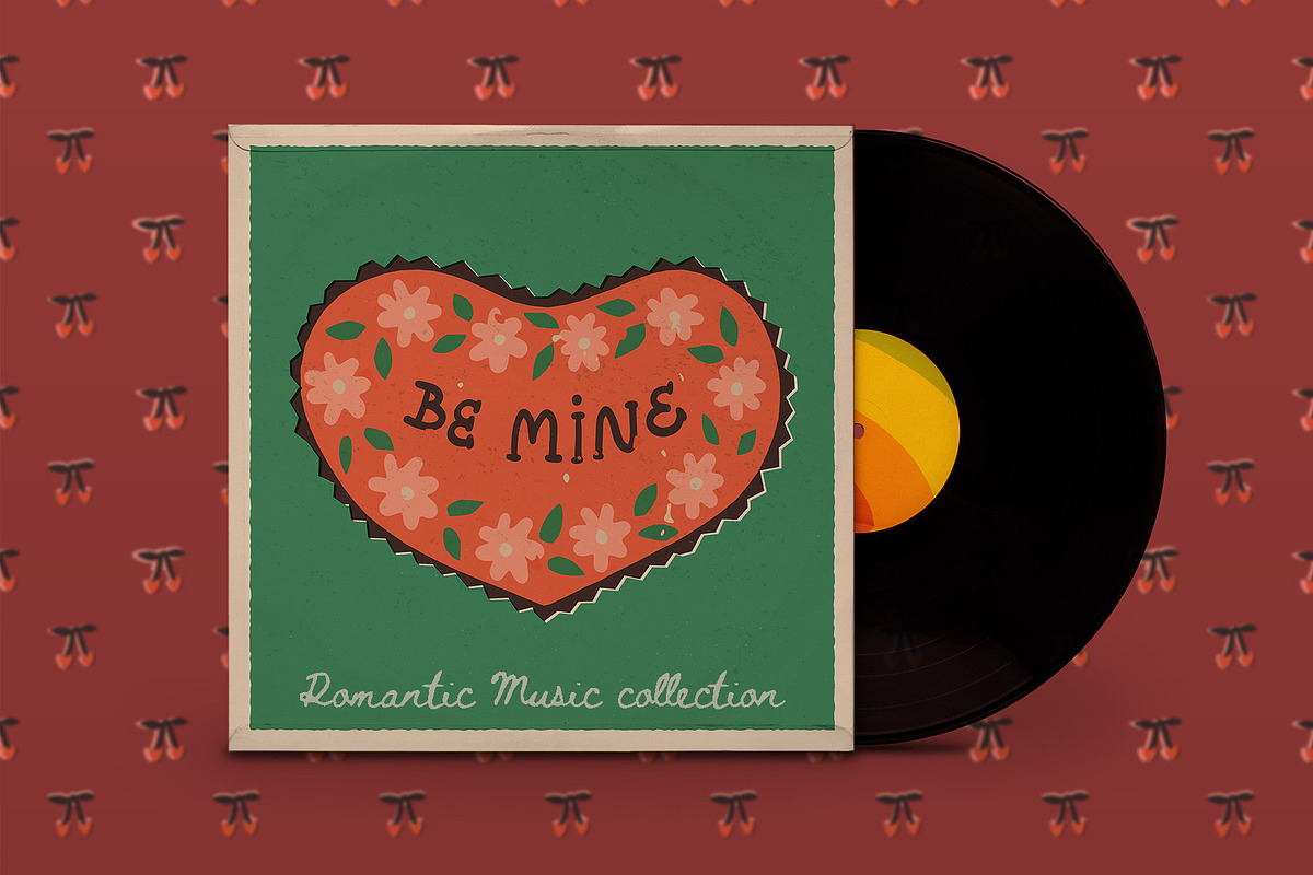 Retro Valentine clipart and graphics, a Decorative Illustration by Paper Cherry (Photo 22 of 23)