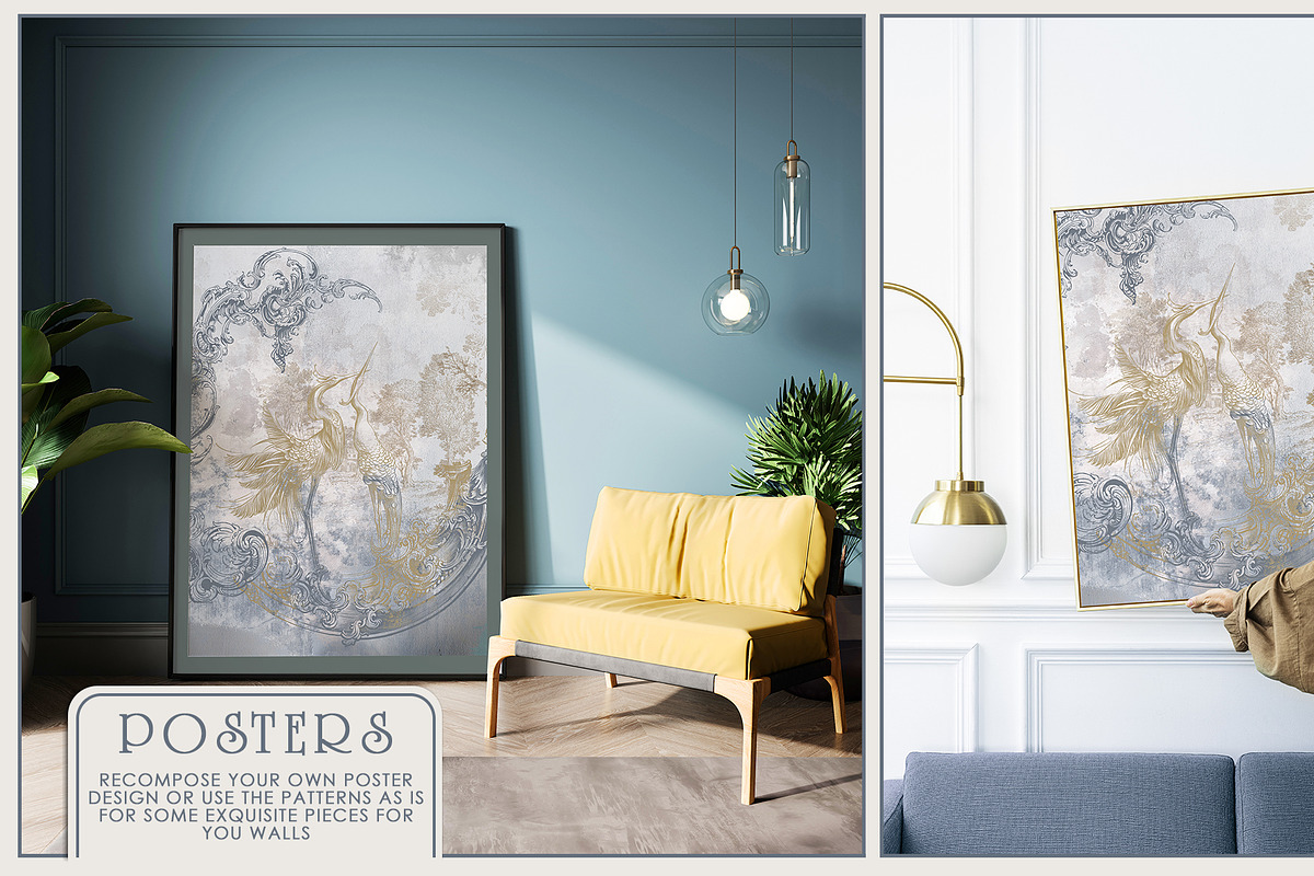 Fresco collection Baroque mural, a Wallpaper Graphic by Natalia0307 (Photo 13 of 18)