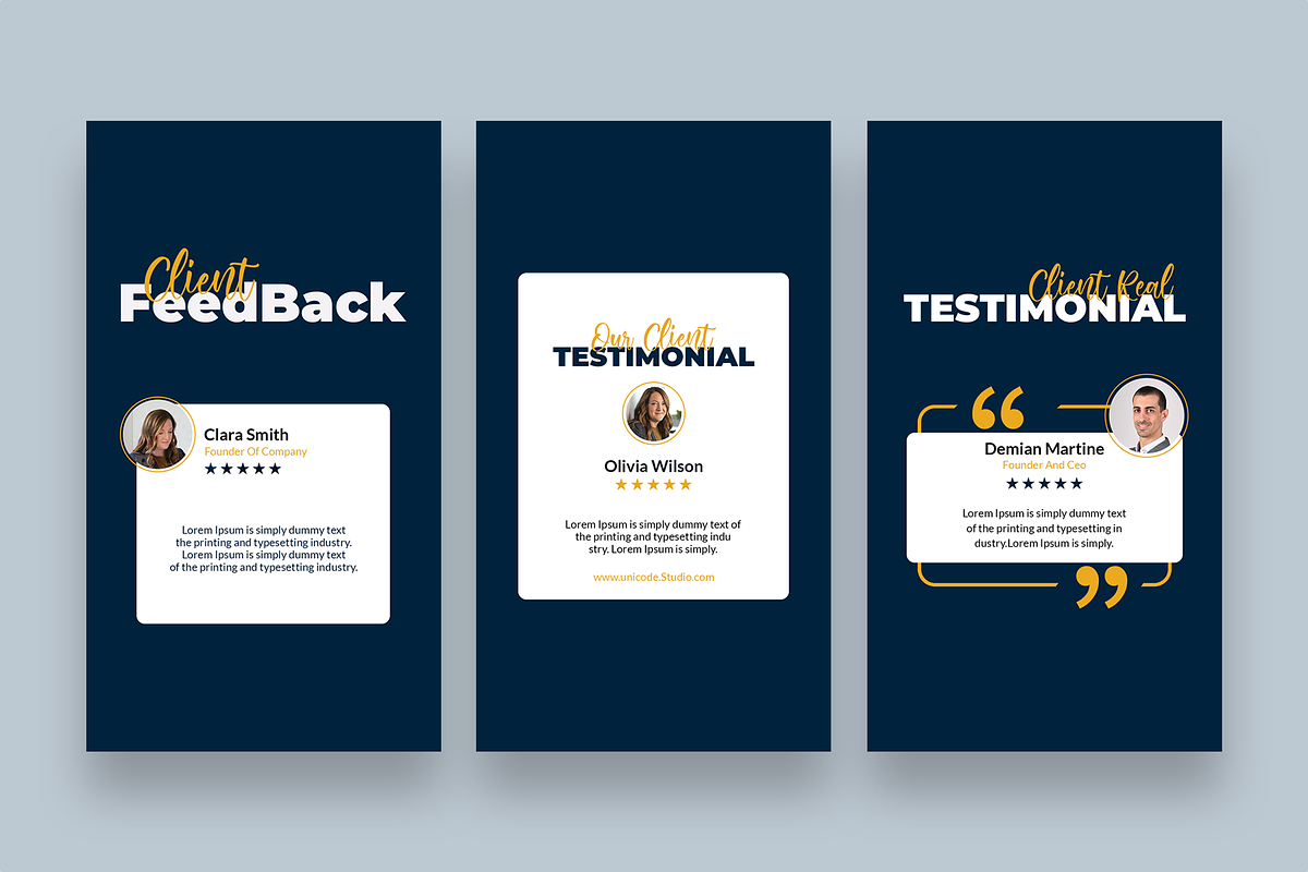Client Testimonial - Instagram Story, a Social Media Template by UnicodeID (Photo 4 of 4)