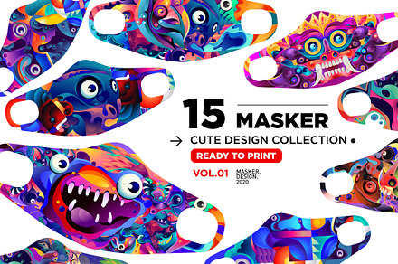 Cute Masker Design & mockup