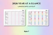 2026 Year at a Glance, a Templates & Theme by Adalin Shop (Thumbnail 9 of 12)